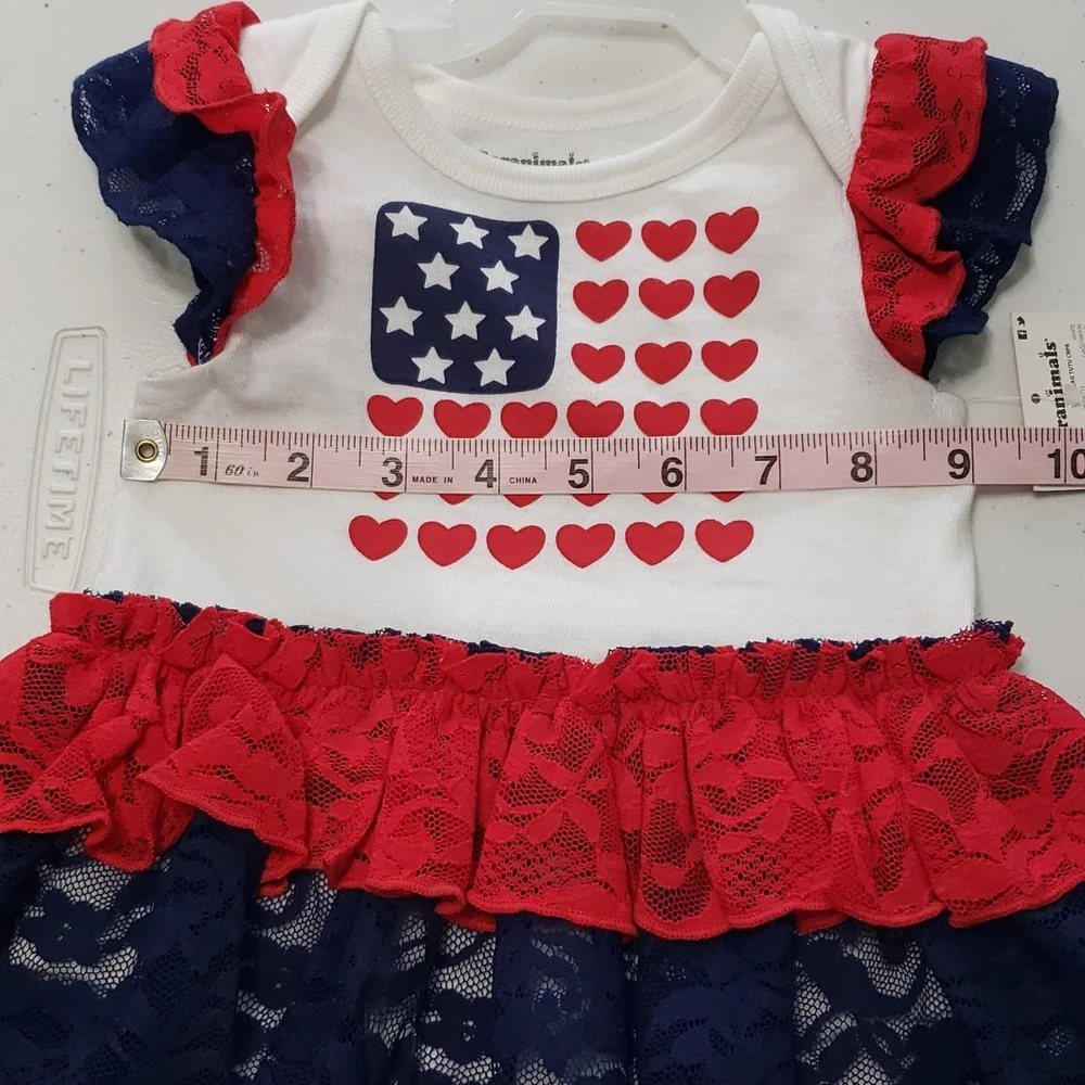 4th OF JULY baby dress